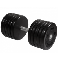 Гантель неразборная с невращающейся ручкой классик 51 кг MB-FdbEM-BN51 MB Barbell