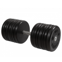 Гантель неразборная с вращающейся ручкой классик 59кг MB-FdbEM-B59 MB Barbell