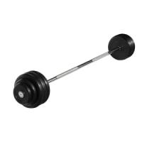Штанга неразборная 42,5 кг d=25мм черная MB-BarMW-B42,5 MB Barbell