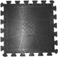 Коврик резиновый 12мм MB-MatBL-12 черный MB Barbell