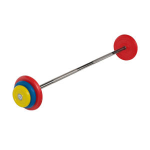 Штанга неразборная 22,5 кг d=25мм цветная  MB-BarMW-C22,5 MB Barbell
