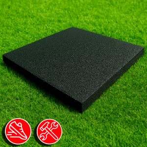 Резиновая плитка 100х100х1,5см черный 13434 IronBull