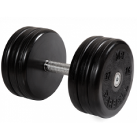 Гантель неразборная с невращающейся ручкой классик 38 кг MB-FdbEM-BN38 MB Barbell