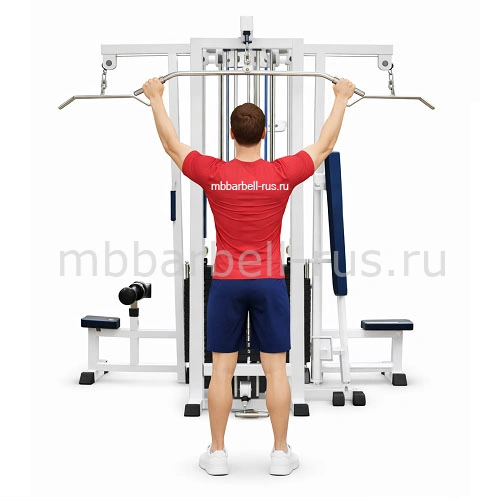 Мультистанция 4-ех позиционная с одинарной блочной рамой MB 3.16.1 MB Barbell