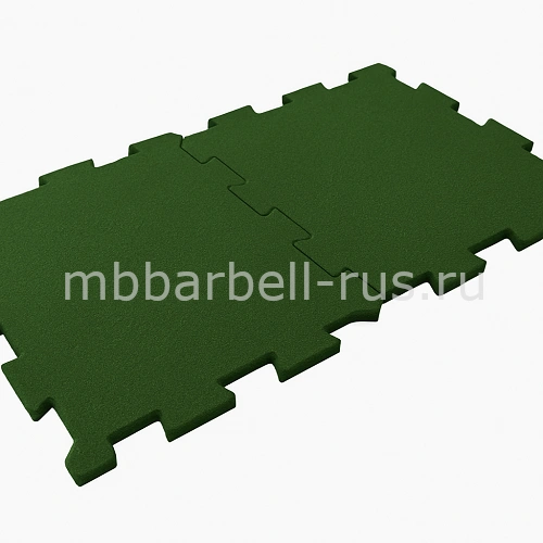 Плитка из резиновой крошки 97х97х1 см в форме пазла свежий стиль и износостойкость