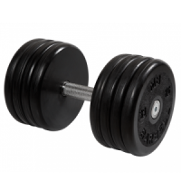 Гантель неразборная с вращающейся ручкой классик 39кг MB-FdbEM-B39 MB Barbell