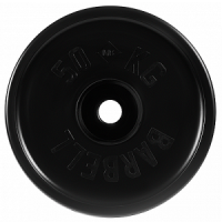 Диск для штанги 50кг d=50мм евро-классик черный MB-PltBE-50 MB Barbell