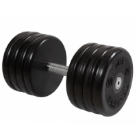 Гантель неразборная с вращающейся ручкой классик 44кг MB-FdbEM-B44 MB Barbell
