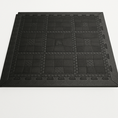 Коврик спортивный резиновый 20 мм синий MB Barbell защита пола в зале