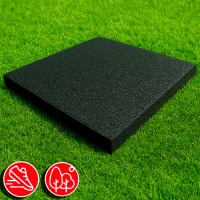 Резиновая плитка 100х100х1,5см рельефное основание IronBull