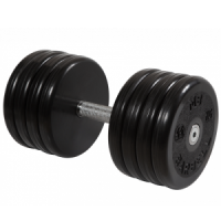 Гантель неразборная с невращающейся ручкой классик 44 кг MB-FdbEM-BN44 MB Barbell