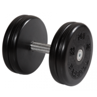 Гантель неразборная с вращающейся ручкой классик 22кг MB-FdbEM-B22 MB Barbell