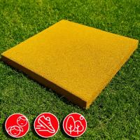 Резиновая плитка 100х100х6см рельефное основание IronBull