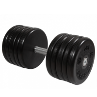 Гантель неразборная с невращающейся ручкой классик 52 кг MB-FdbEM-BN52 MB Barbell