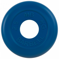 Диск для штанги 2,5кг d=50мм синий MB-PltC51-2,5 MB Barbell