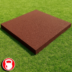 Резиновая плитка 100х100х3см коричневый  13464 IronBull