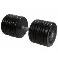 Гантель неразборная с невращающейся ручкой классик 58 кг MB-FdbEM-BN58 MB Barbell