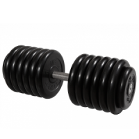 Гантель неразборная с невращающейся ручкой профи 66 кг MB-FdbM-BN66 MB Barbell