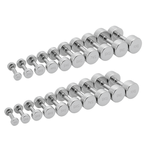 Гантельный ряд хромированный 1-10кг MB-FitM-1-10 MB Barbell