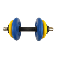 Гантель разборная цветная 9кг d=26 мм MB-FdbMd26-St9 MB Barbell