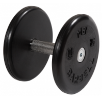 Гантель неразборная с невращающейся ручкой классик 10кг MB-FdbEM-BN10 MB Barbell