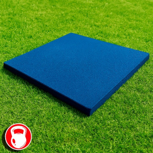 Резиновая плитка 100х100х2,5см синий 13457 IronBull