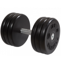 Гантель неразборная с невращающейся ручкой классик 33 кг MB-FdbEM-BN33 MB Barbell