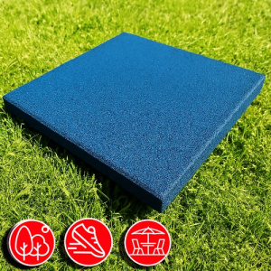 Резиновая плитка 50х50х3см синий 13500 IronBull