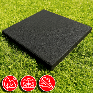 Резиновая плитка 50х50х3см черный 13485 IronBull