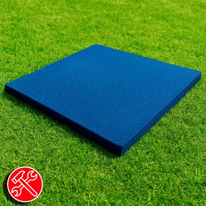 Резиновая плитка 100х100х1см синий 14777 IronBull