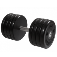 Гантель неразборная с вращающейся ручкой классик 48кг MB-FdbEM-B48 MB Barbell