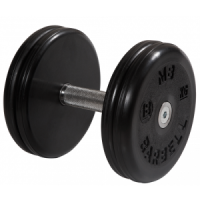 Гантель неразборная с невращающейся ручкой классик 18 кг MB-FdbEM-BN18 MB Barbell