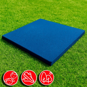 Резиновая плитка 100х100х4см синий 11535 IronBull