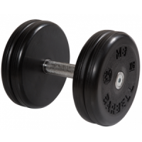 Гантель неразборная с невращающейся ручкой классик 24 кг MB-FdbEM-BN24 MB Barbell