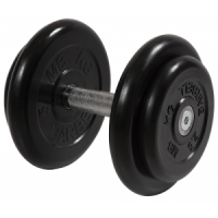 Гантель неразборная с невращающейся ручкой профи 16 кг MB-FdbM-BN16 MB Barbell