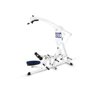 Вертикальная тяга вниз с разведением  рычажная, свободные веса MB 4.28 MB Barbell