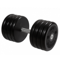 Гантель неразборная с вращающейся ручкой классик 49кг MB-FdbEM-B49 MB Barbell