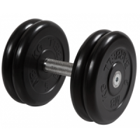 Гантель неразборная с вращающейся ручкой профи 21кг MB-FdbM-B21 MB Barbell