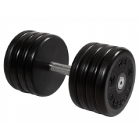 Гантель неразборная с вращающейся ручкой классик 47кг MB-FdbEM-B47 MB Barbell