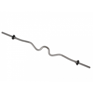 Гриф для штанги сильноизогнутый Z-образный d=25мм L1280мм вес 5,5кг нагрузка до 150кг MB-BarM25-ZB MB Barbell