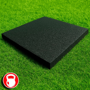 Резиновая плитка 100х100х3см черный 13458 IronBull