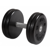 Гантель неразборная с вращающейся ручкой классик 21кг MB-FdbEM-B21 MB Barbell