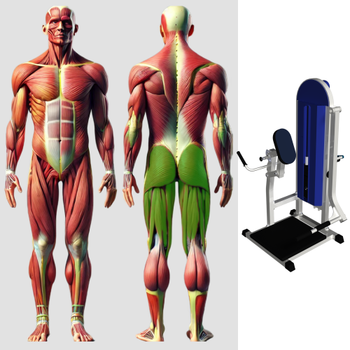 Тренажёр для ягодичных мышц в наклоне MB 3.07 N MB Barbell