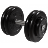 Гантель неразборная с невращающейся ручкой профи 23,5 кг MB-FdbM-BN23,5 MB Barbell