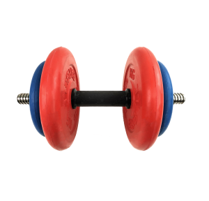 Гантель разборная цветная 16,9кг d=30 мм MB-FdbMd30-St16,9 MB Barbell