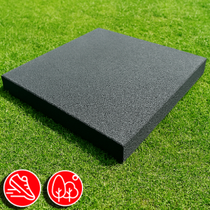 Резиновая плитка 100х100х2,5см серый 11543 IronBull