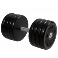 Гантель неразборная с невращающейся ручкой классик 49 кг MB-FdbEM-BN49 MB Barbell