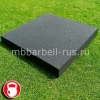 Резиновая плитка 100х100х2,5см ровное основание IronBull