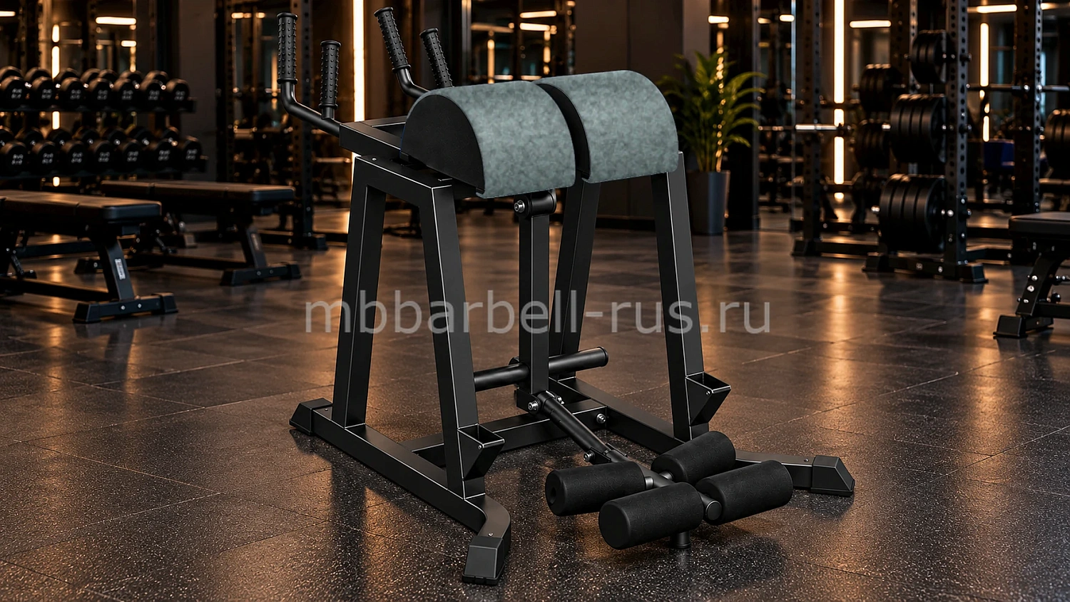 Гиперэкстензия обратная на свободных весах MB 4.08 MB Barbell