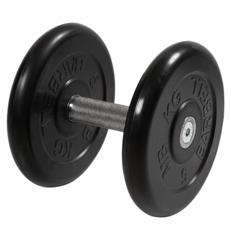 Гантель неразборная с вращающейся ручкой профи 11кг MB-FdbM-B11 MB Barbell